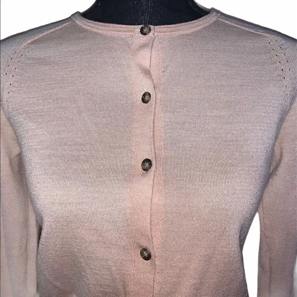 Ann Taylor Loft Button Front Cardigan - Picture 2 of 7